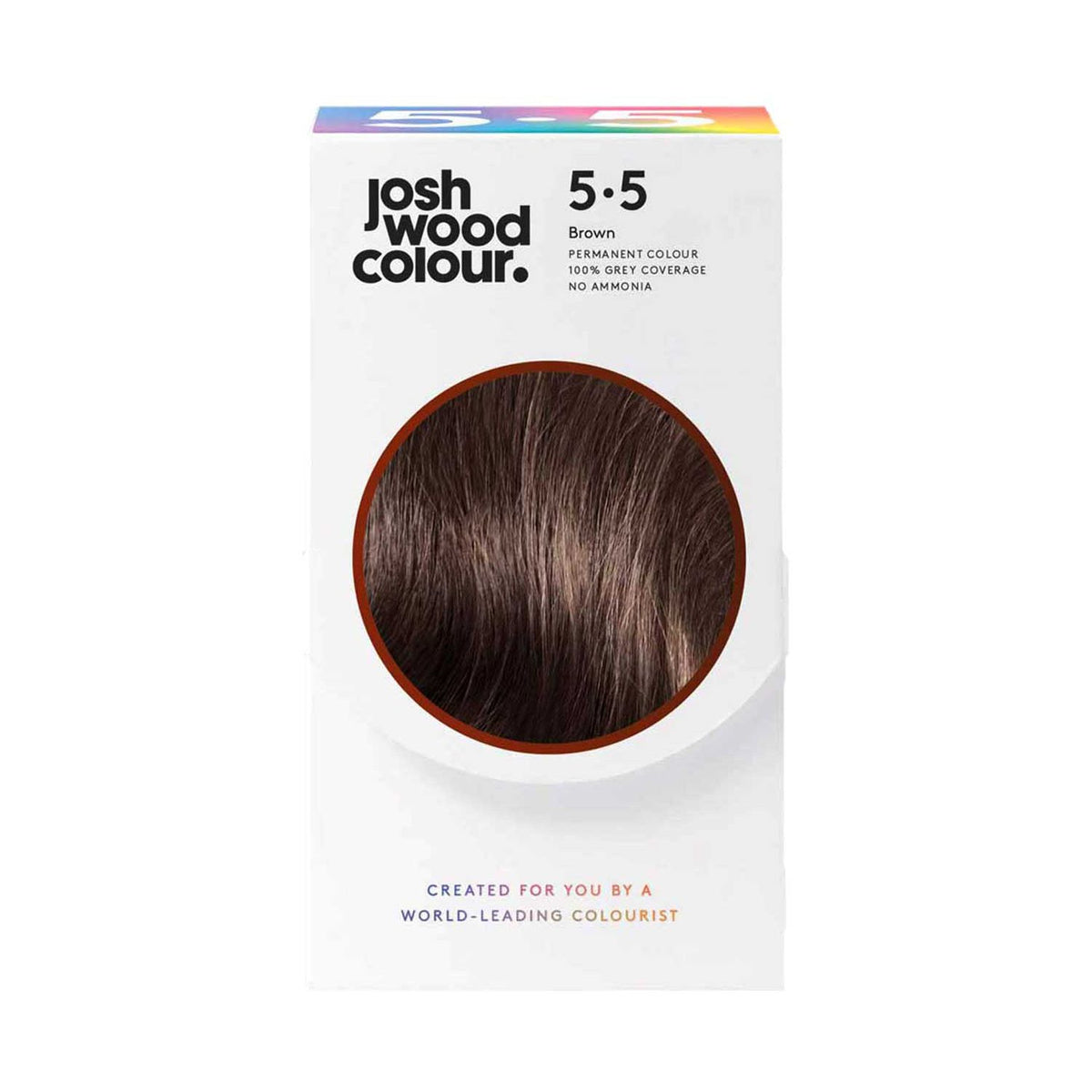 Josh Wood Colour 5.5 Brown permanent hair dye (British brand)
