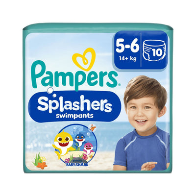 Boots Pampers Splashers Size 5-6 Disposable Swim Pants 11-16kg (10 Count)- Buy online at McGrocer