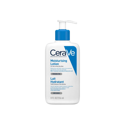 CeraVe Feuchtigkeitsspendende Lotion für Gesicht und Körper mit Ceramiden 236ml