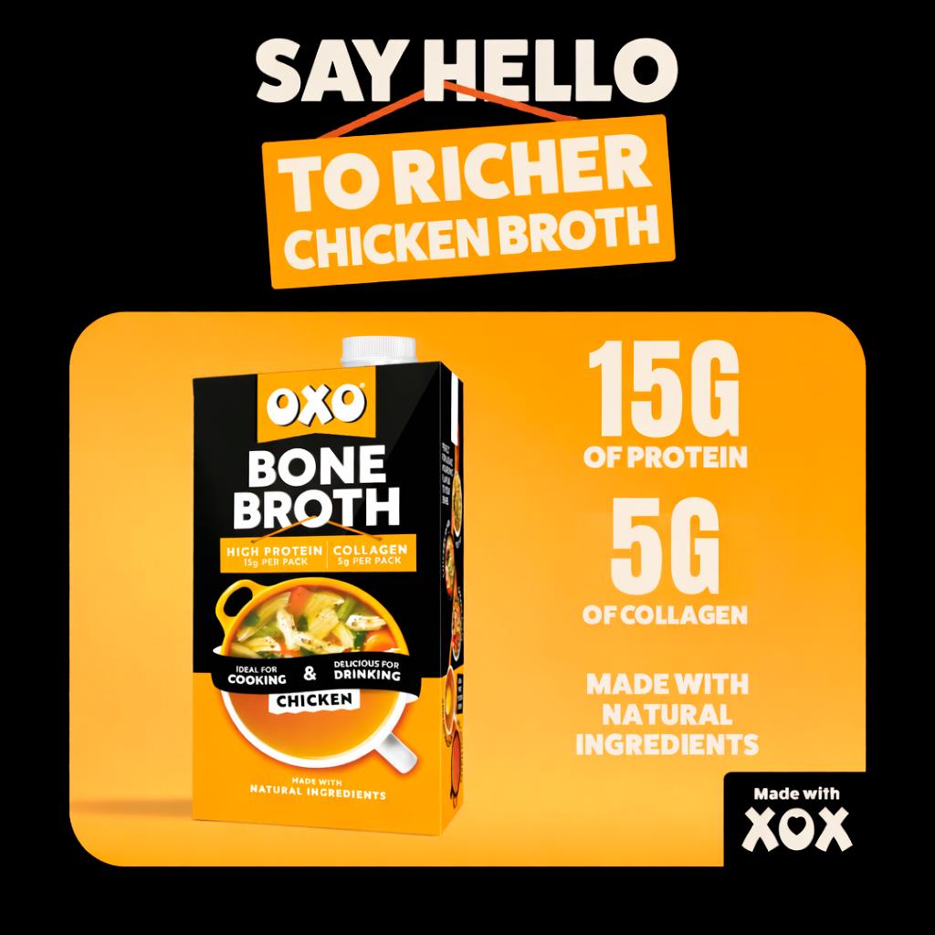 OXO chicken bone broth 500ml (British brand)