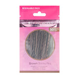 Brushworks Brown Bobby Pins - 50 Pieces GOODS Superdrug   