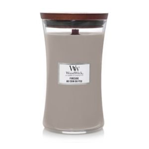 Boots WoodWick Fireside Large Jar Candle- Buy online at McGrocer