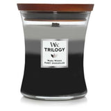 Woodwick Warm Woods Trilogy Candle Medium (British brand)