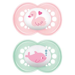 MAM Original Soother 16+ Month Pink, imported from the UK