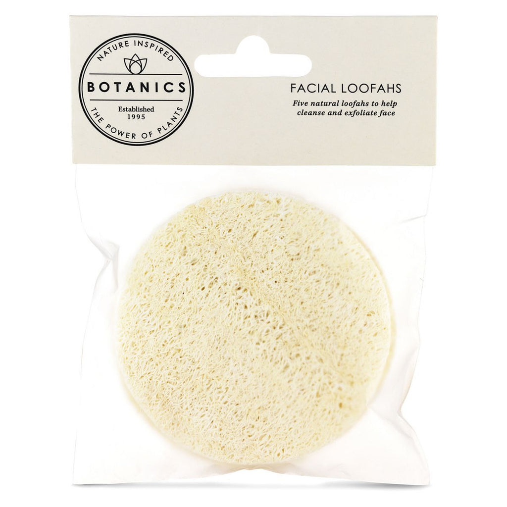 Botanics Natural Facial Loofahs x5 pack