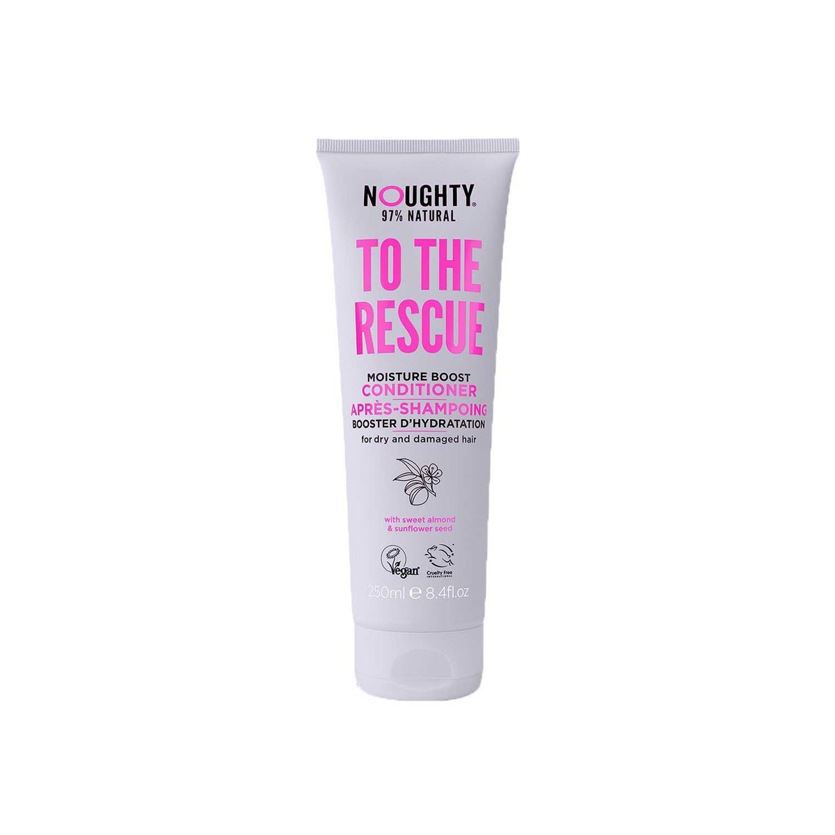 Noughty Fuktighetsgivende boost Balsam 250ml, importert fra Storbritannia