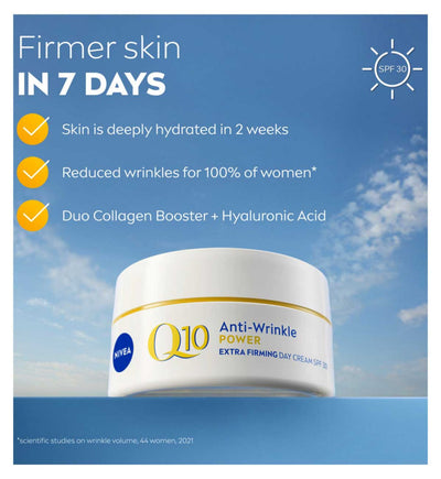 NIVEA Q10 Anti-Falten Power Extra Straffende Tagescreme LSF30 50ml