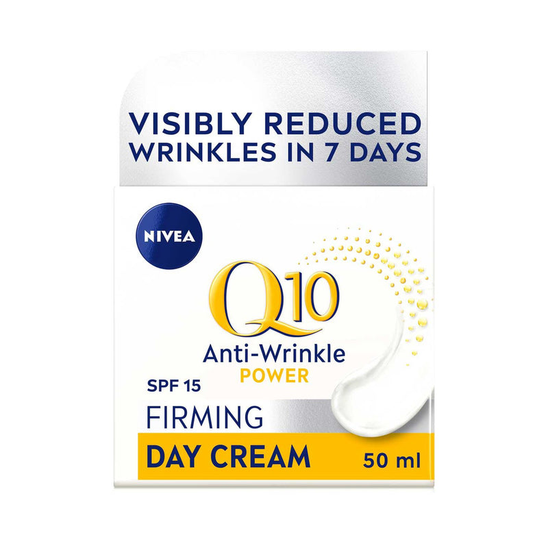 NIVEA Q10 Anti-Wrinkle Face Cream 50ml, UK version