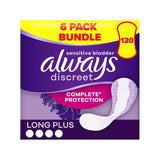 Always Discreet incontinence liners Long Plus 120 liners (British brand)