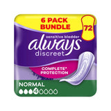 Always Discreet protections pour fuites urinaires Normal lot de 72, version UK