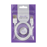 Câble de chargement micro USB CBL blanc 1.2 m - Produit britannique