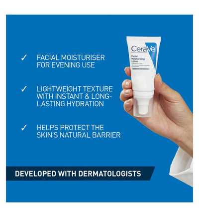 CeraVe PM Gesichtsfeuchtigkeitslotion Normale bis trockene Haut 52ml