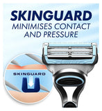 Gillette SkinGuard Sensitive Rasierklingen-Nachfüllpackungen 8 Klingen (britische Marke)