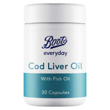 Boots Cod Liver Oil + Fish Oil - 30 Capsules (1 month supply)