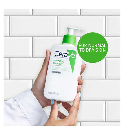 Boots CeraVe Hydrating Cleanser Med Hyaluronsyre For Normal Til Tørr Hud 473ml - Kjøp online hos McGrocer