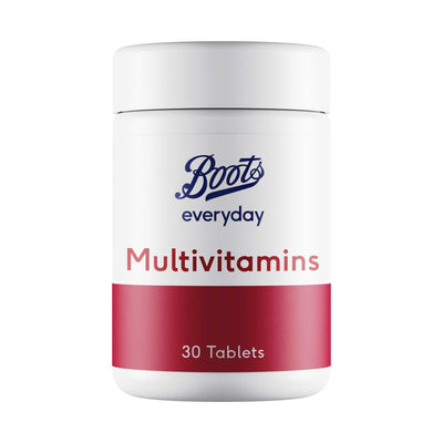 Boots Boots Hverdag multivitaminer 30 tabletter- Kjøp online hos McGrocer