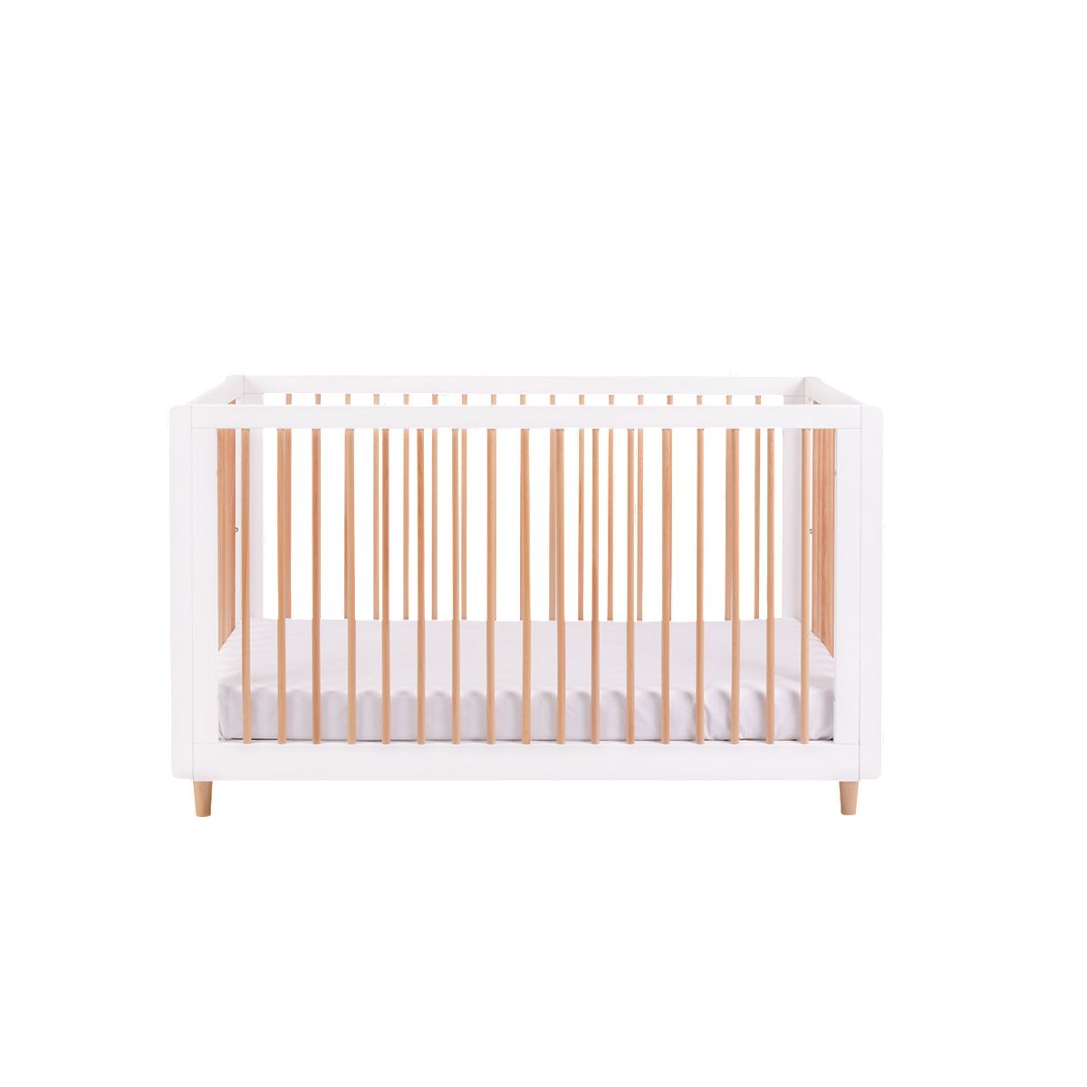 Tutti Bambini Siena 3 in 1 Cot Bed - White & Beech GOODS Boots   