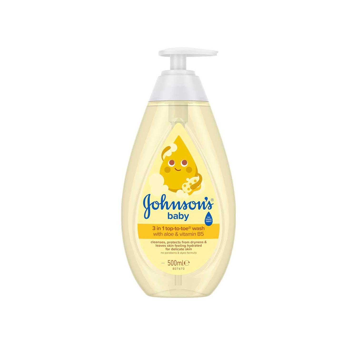 Johnson's baby top-to-toe wash 500ml (British brand)