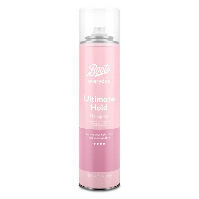 Boots Everyday Unperfumed Hairspray Maximum Hold 300ml