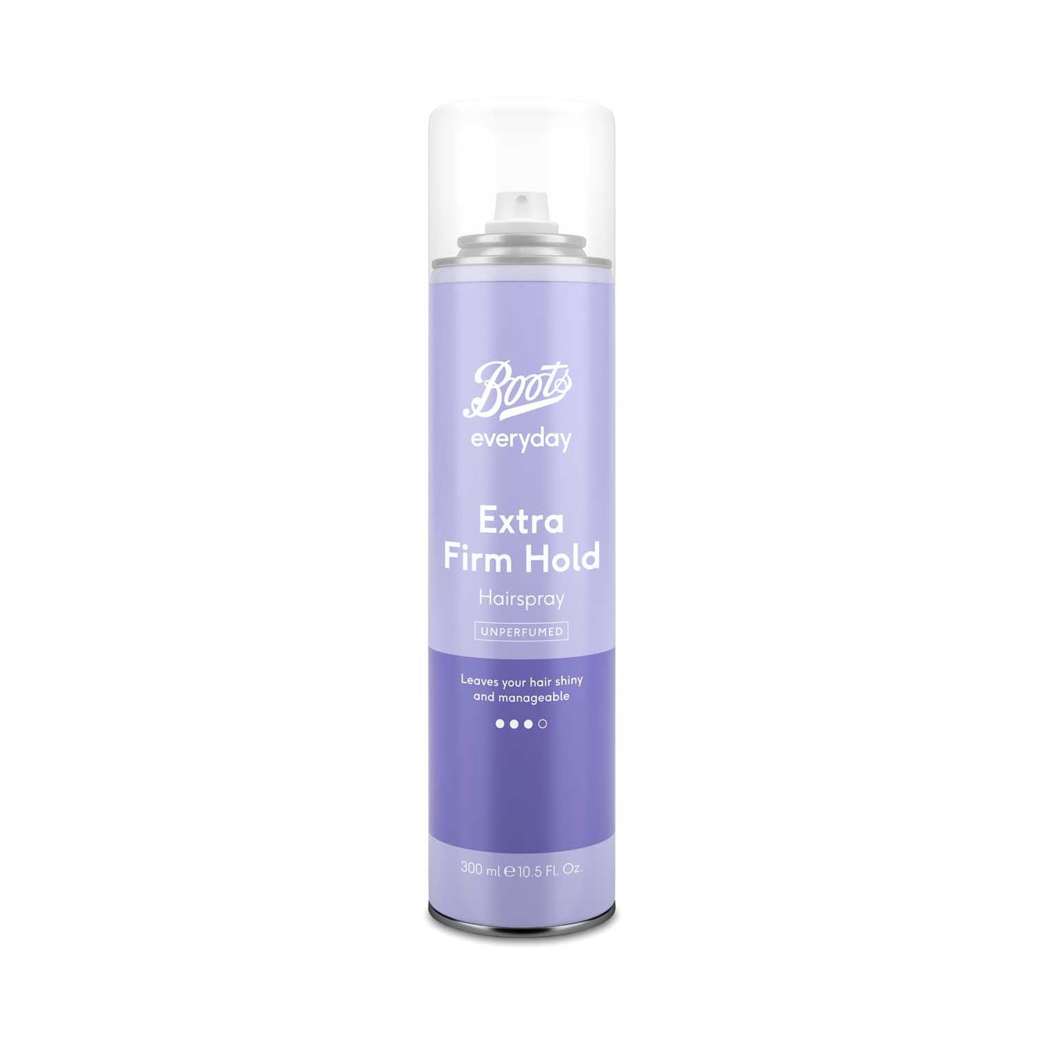 Boots Everyday unperfumed hairspray extra firm hold 300ml - British product
