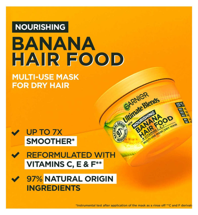 Garnier Haarmaske Banane 400ml, importiert aus dem Vereinigten Königreich