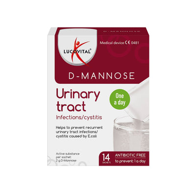 Boots Lucovital D-Mannose Urinary Tract Support Sachets 14 Sachets- Buy online at McGrocer