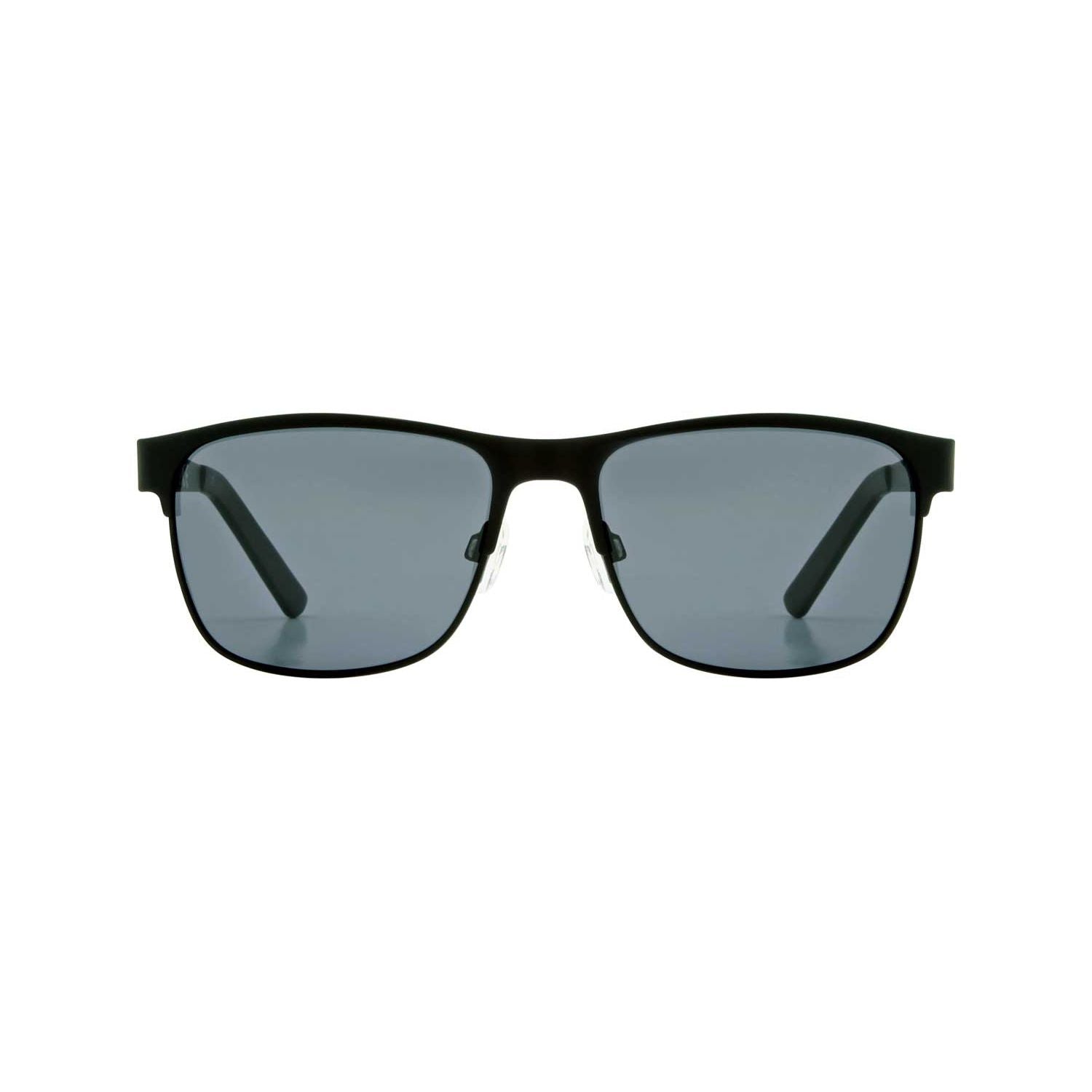 Polarisierte Sonnenbrille von Boots, gummiertes schwarzes Gestell, UK-Version