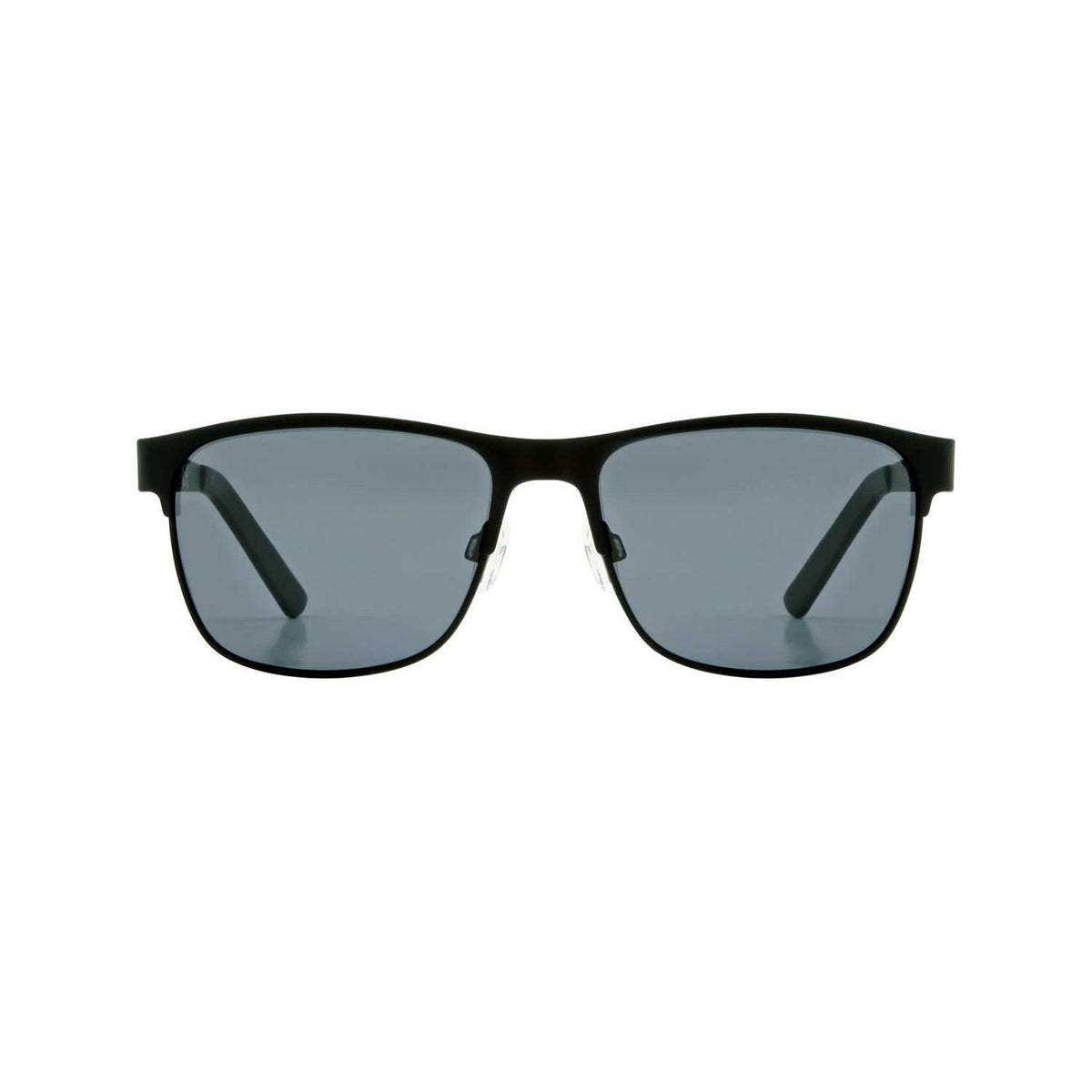 Polarisierte Sonnenbrille von Boots, gummiertes schwarzes Gestell, UK-Version