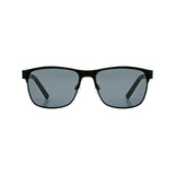 Polarisierte Sonnenbrille von Boots, gummiertes schwarzes Gestell, UK-Version