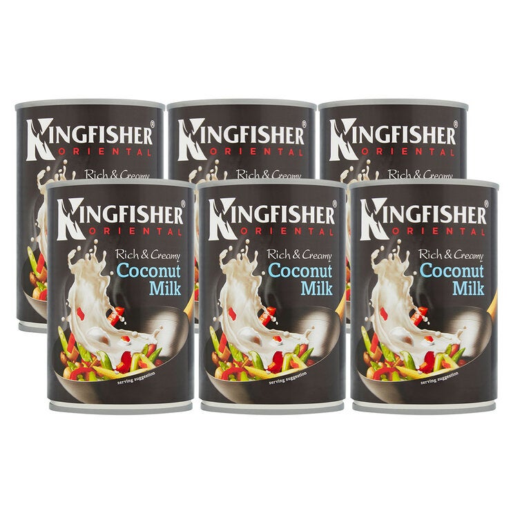Kingfisher Oriental Coconut Milk 6 x 400ml, UK version