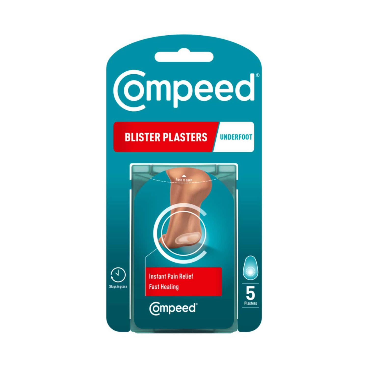 Compeed Underfoot Blister Plasters 5 Pack - British product