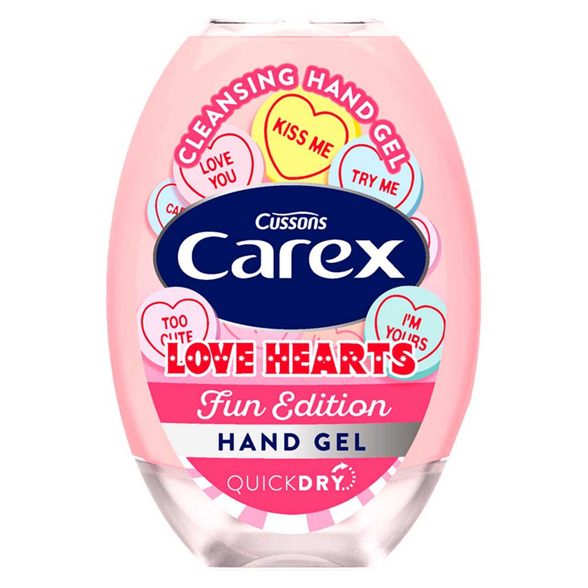 Carex Fun Edition Love Hearts Hand Gel 50ml