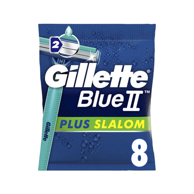 Boots Gillette BlueII Plus Slalom Men's Disposable Razors 8 Count- Buy online at McGrocer