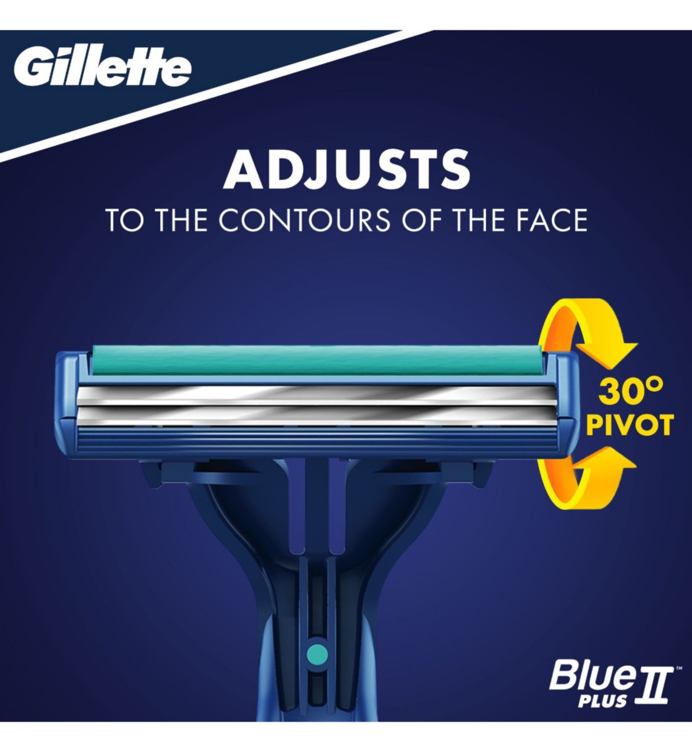 Gillette BlueII Plus Slalom Einwegrasierer 8er Pack – Britisches Produkt
