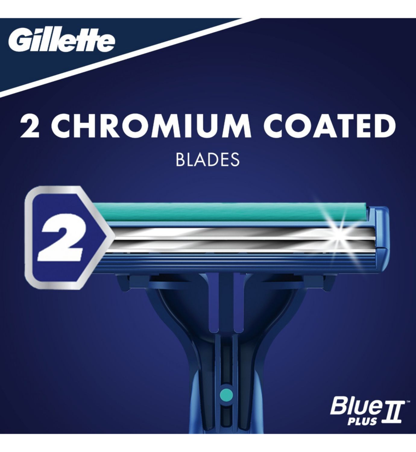 Gillette BlueII Plus Slalom Einwegrasierer 8er Pack – Britisches Produkt