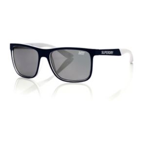 Superdry sunglasses runner navy and white frame (British brand)