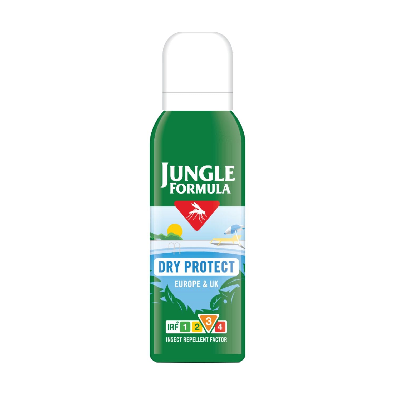 Jungle Formula Dry Protect Insect Repellent Aerosol Spray 125ml