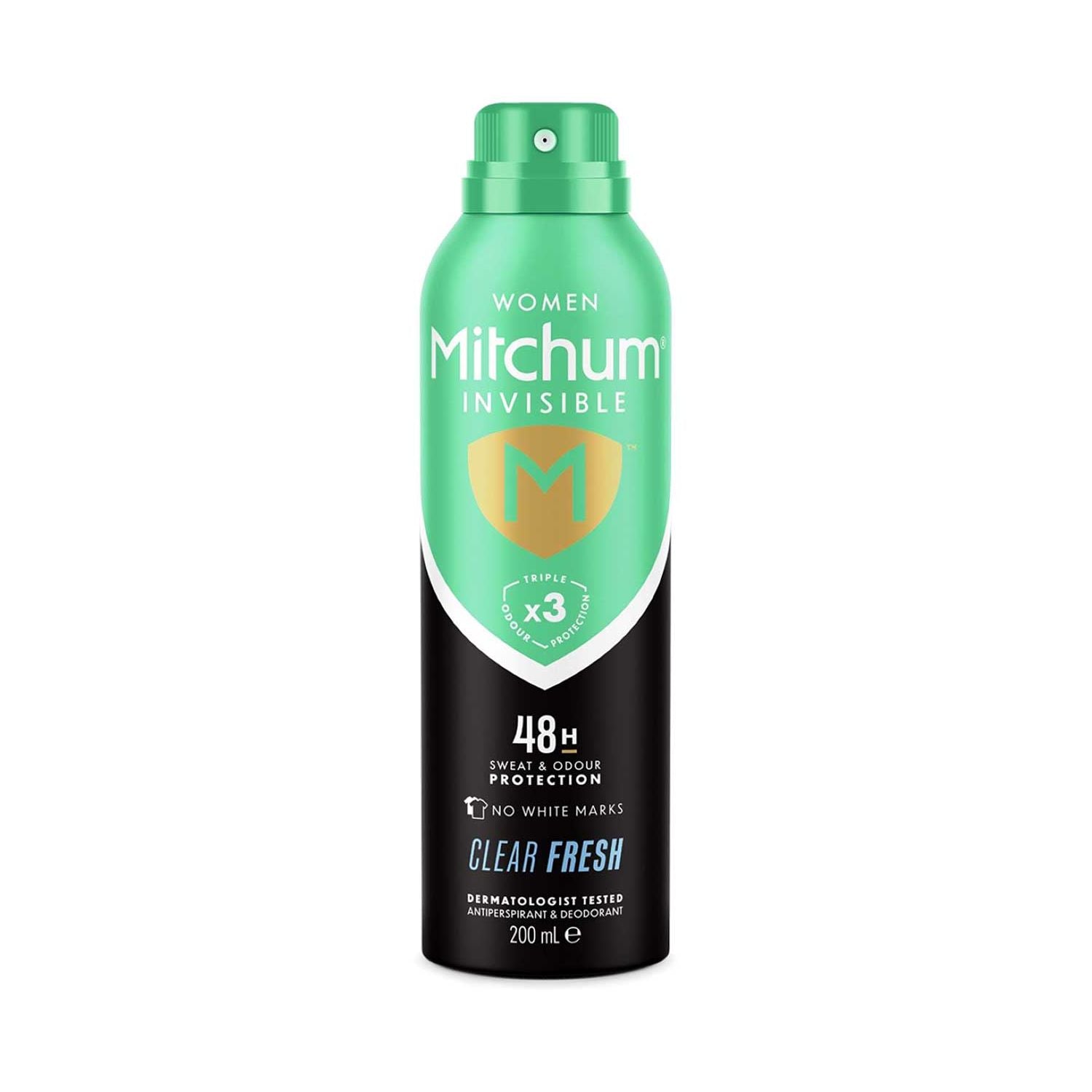 Mitchum Clear Fresh Antitranspirant 200ml, UK-Version