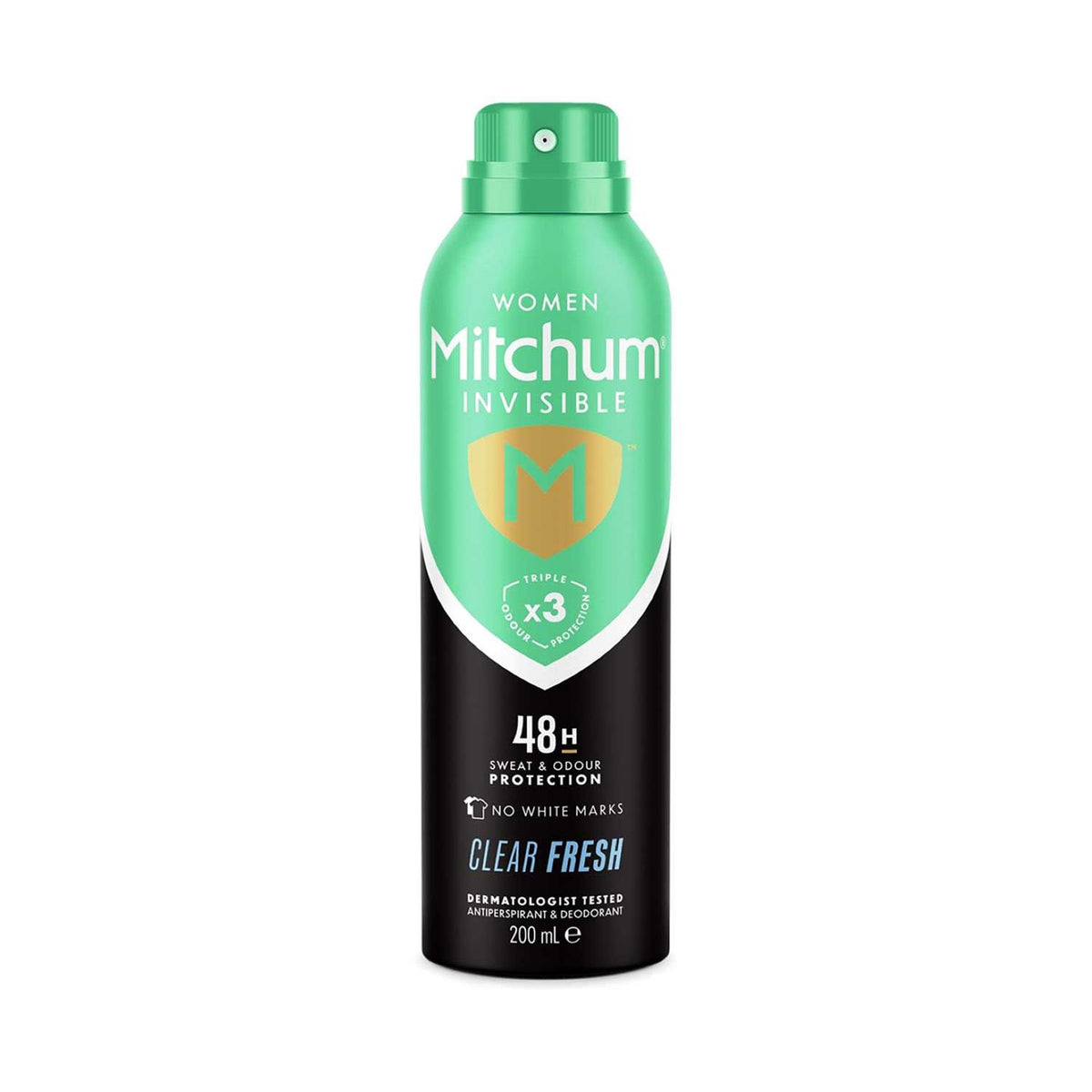 Mitchum Clear Fresh Antitranspirant 200ml, UK-Version