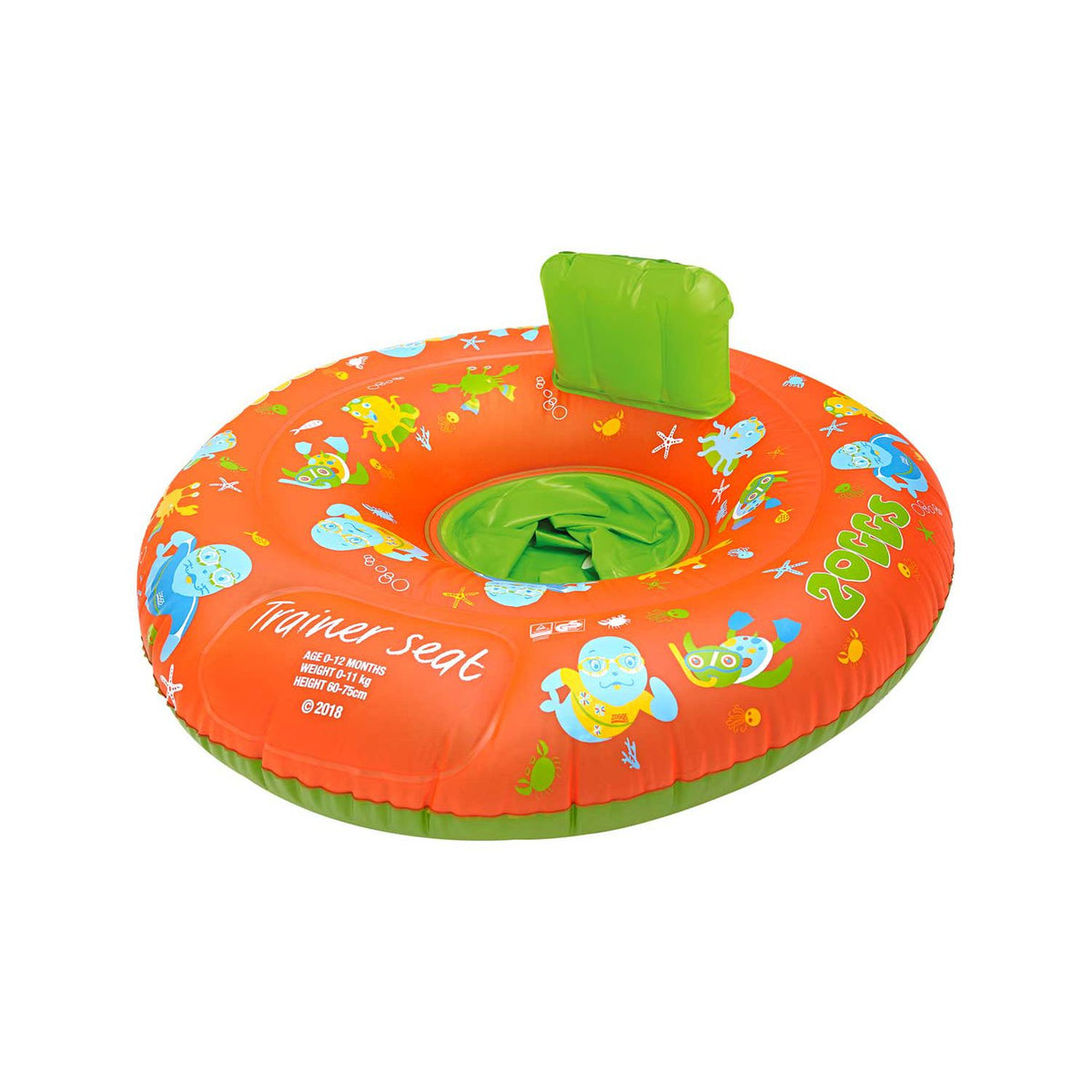 Zoggs swim trainer seat for babies 3-12 months, UK version