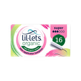 Lil-Lets Bio Tampons ohne Applikator Super Plus 16er Packung (britische Marke)