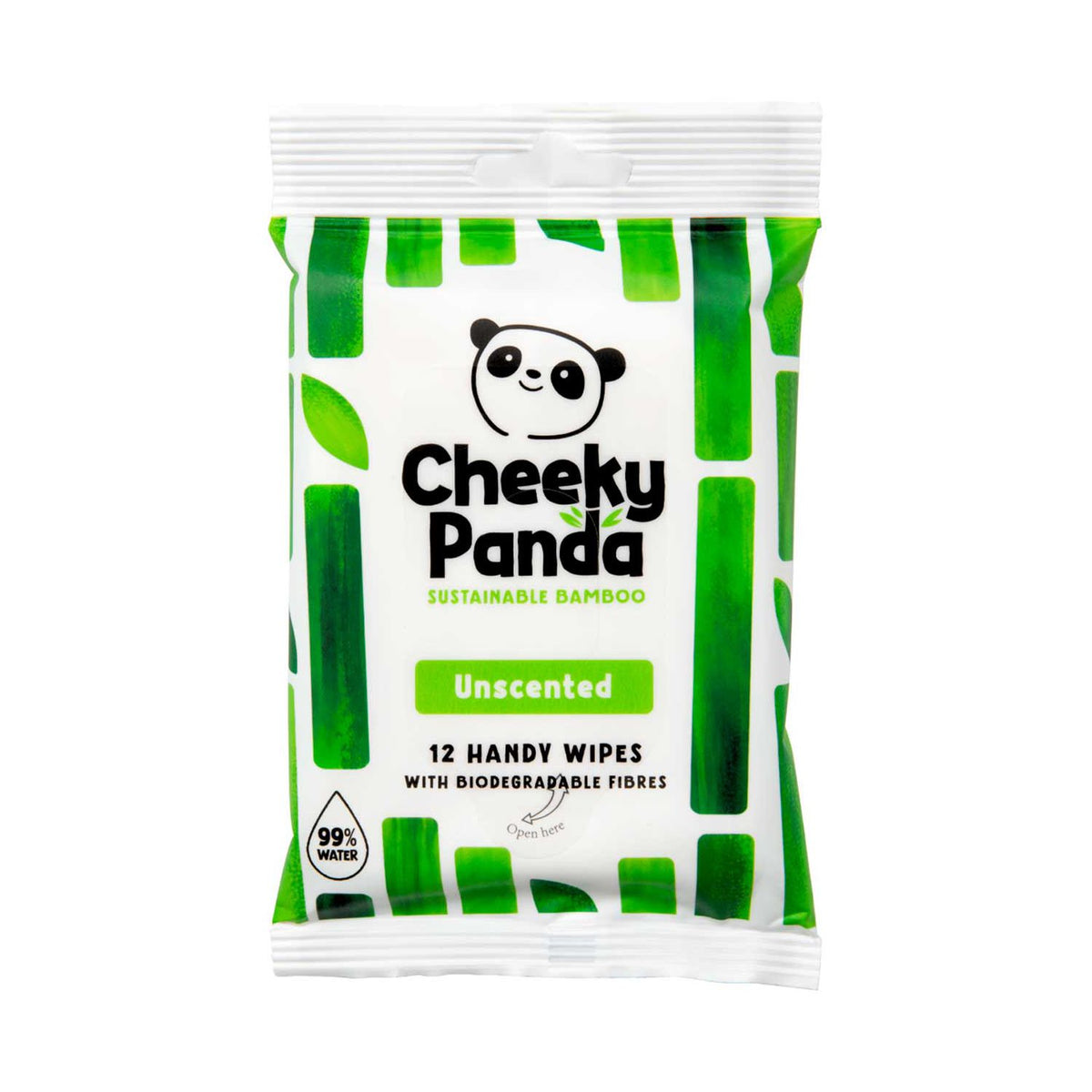The Cheeky Panda handy wipes 12s (British brand)