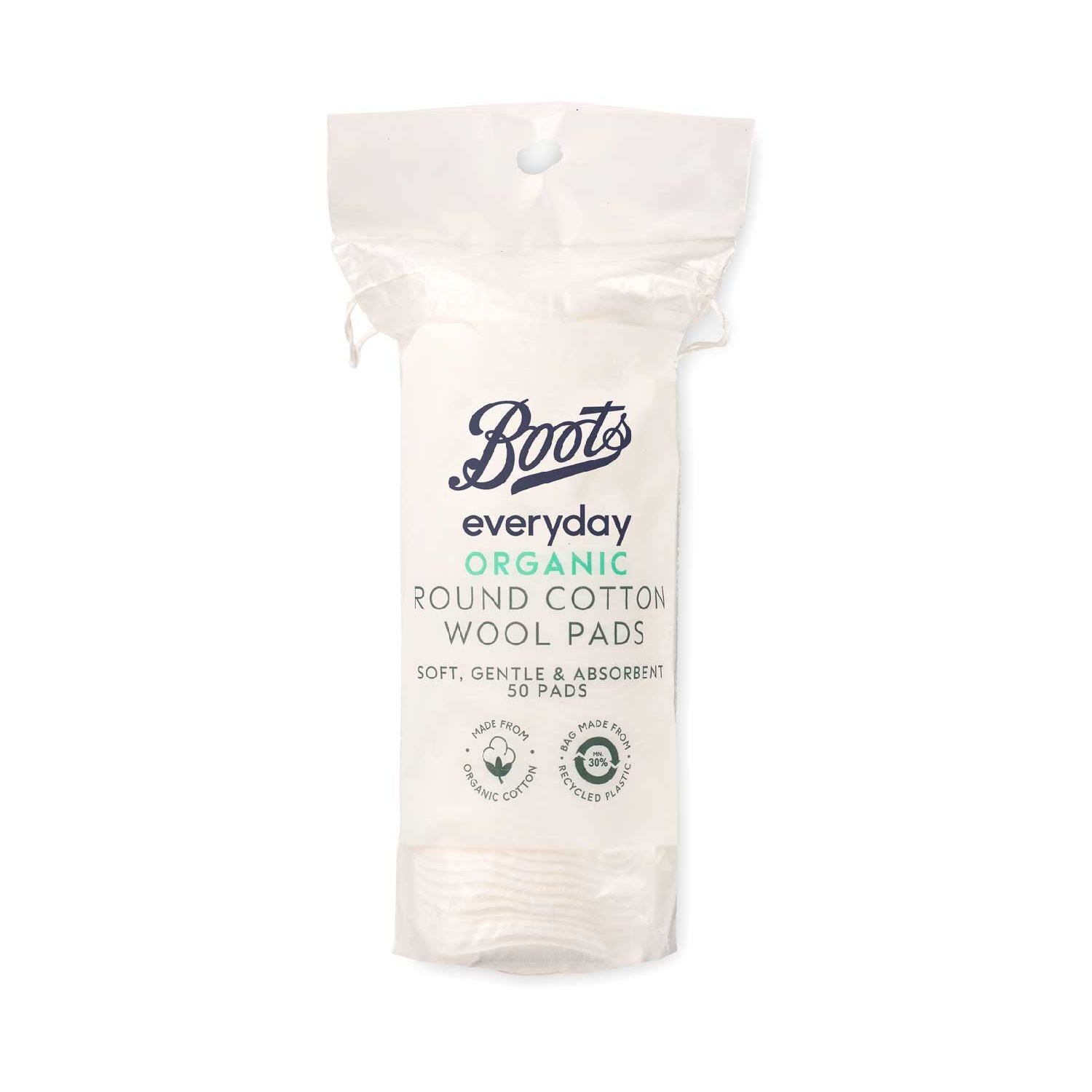 Boots Cotton Wool Pads Round 50 pads - British product