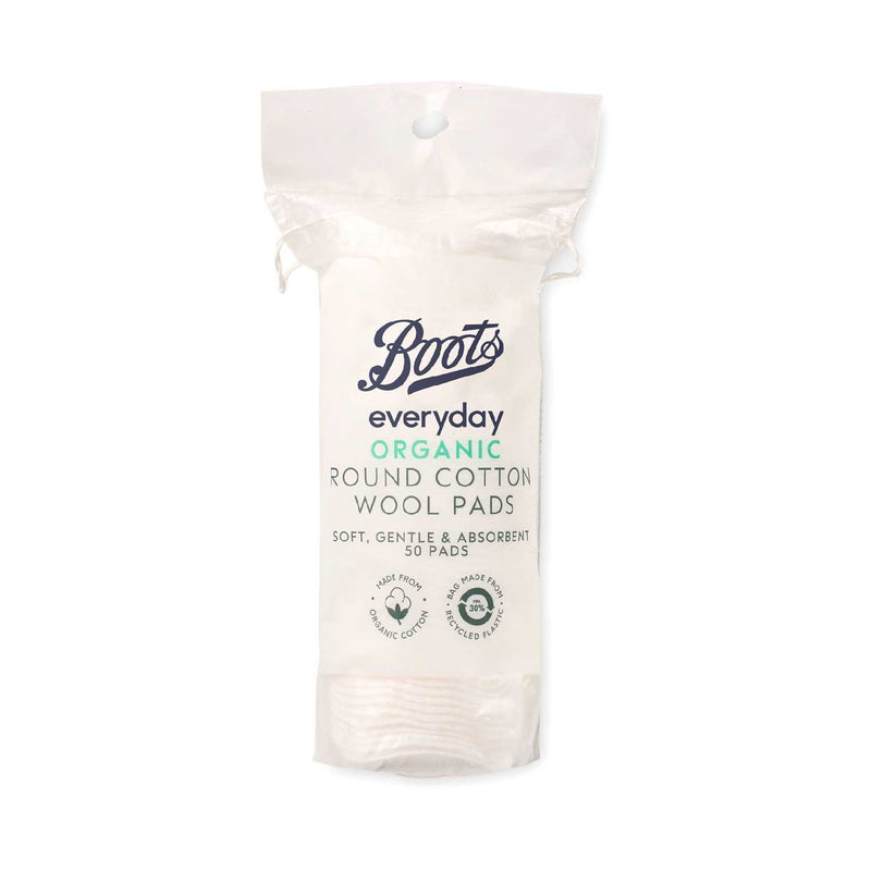 Boots Cotton Wool Pads Round 50 pads - British product