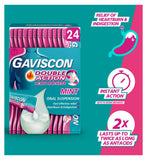 Gaviscon sachets menthe soulagement brûlures d'estomac 24x10ml, version UK