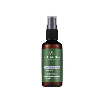 Boots Botanics Pillow Mist Lavender and Sweet Marjoram Sleep Spray 100ml- Buy online at McGrocer