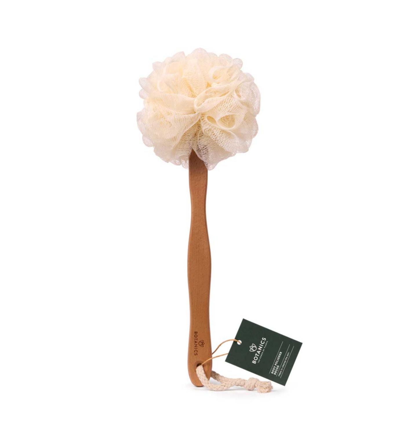 Botanics long handled body polisher - British product