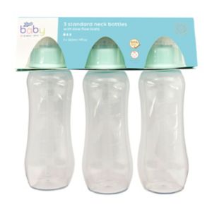 Boots Baby Standard Neck Bottle 260ml 3 Pack
