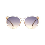 Lipsy sunglasses pale peach rose gold round frame, UK version