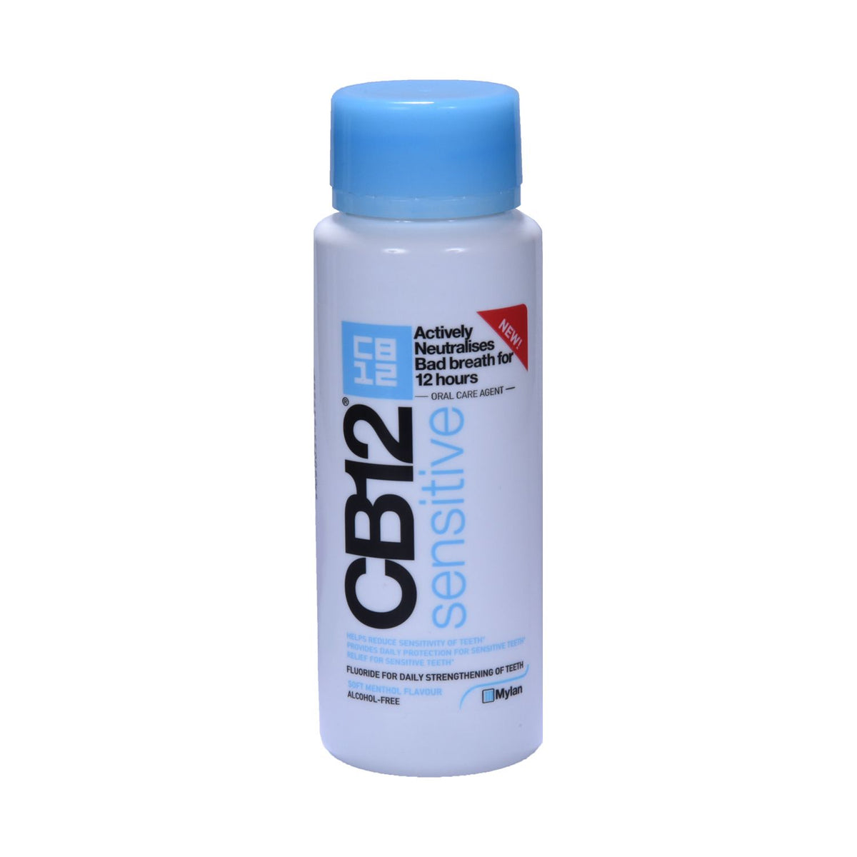 CB12 Sensitive mouthwash 250ml bottle - British product